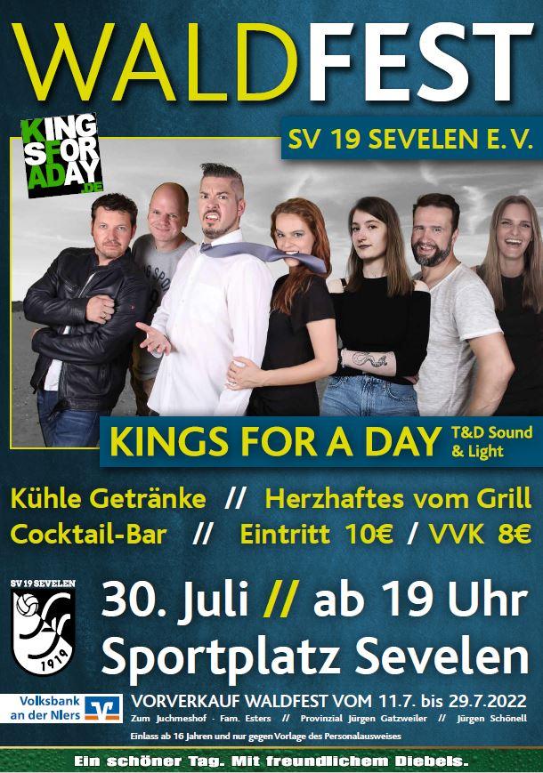 Plakat Waldfest SV Sevelen