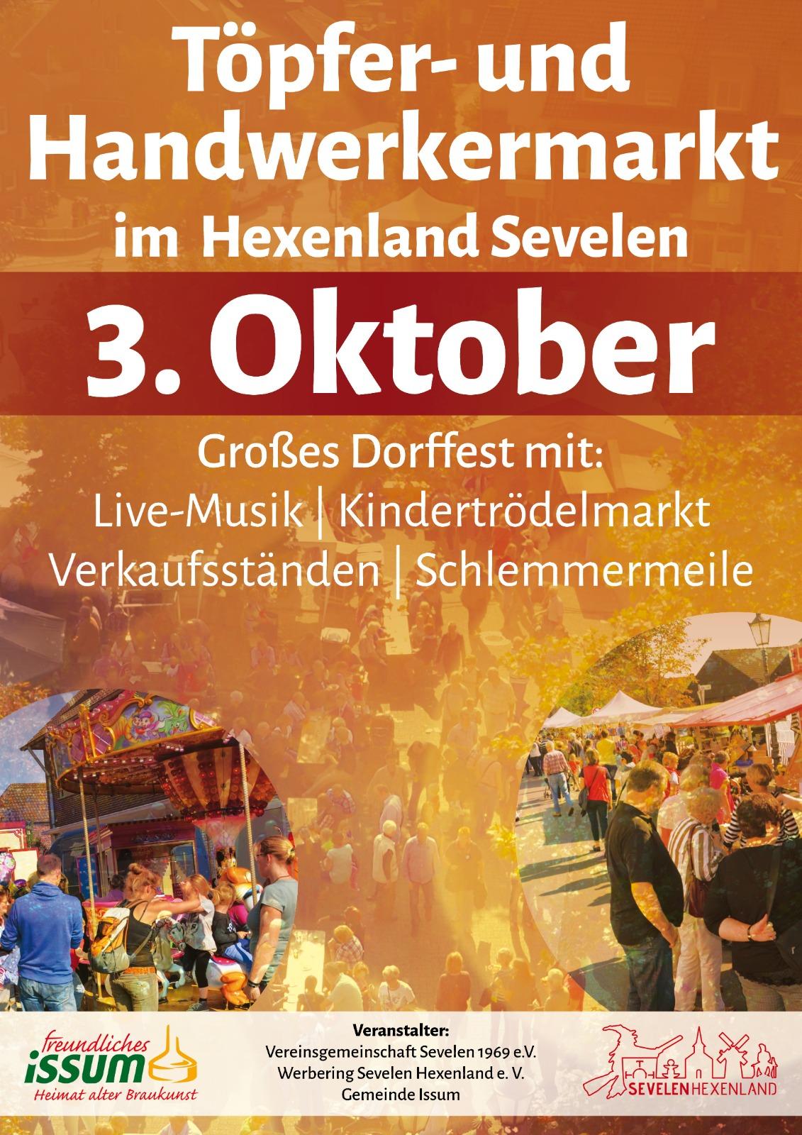 Plakat Töpfermarkt