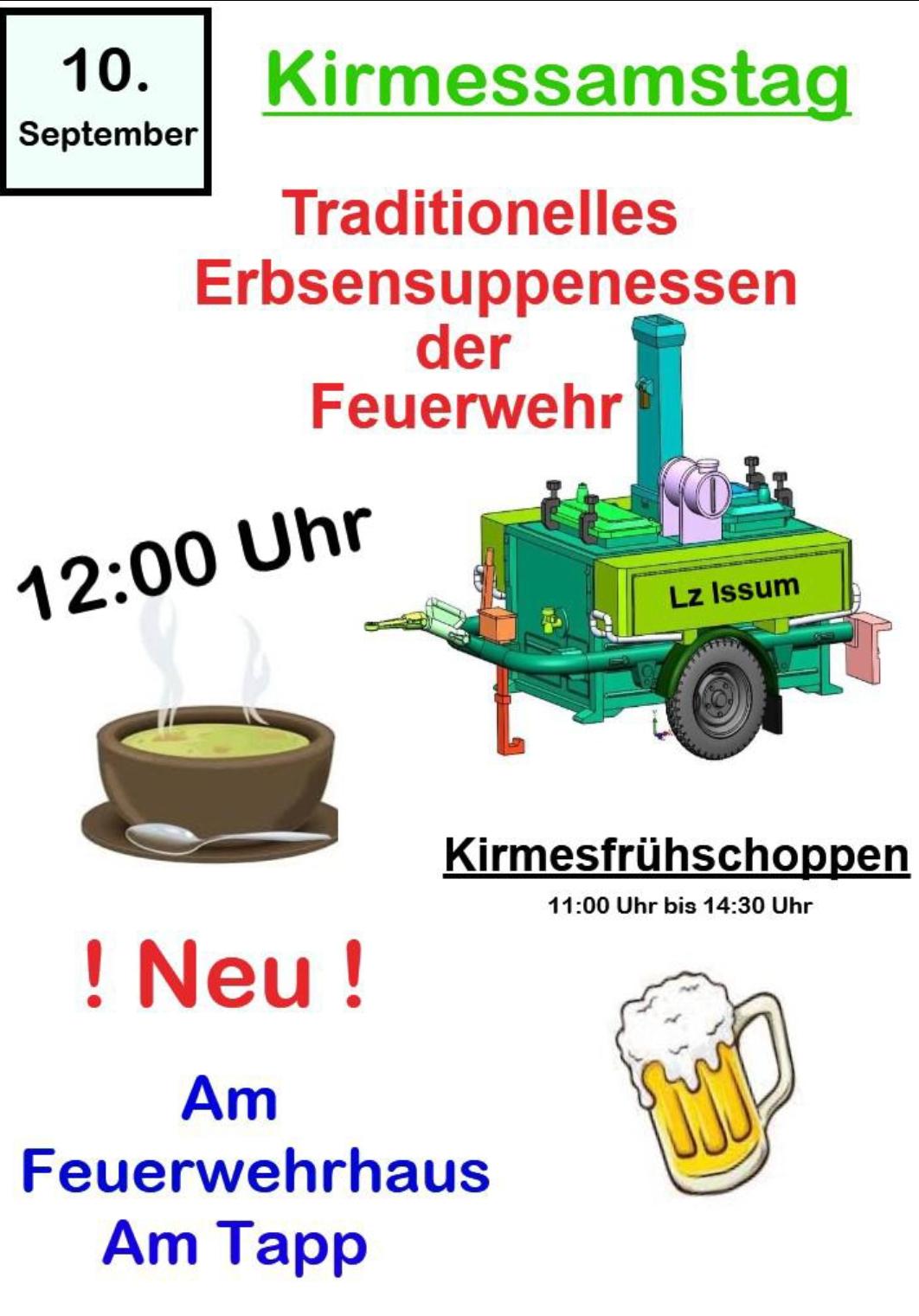 Plakat Erbsensuppenessen