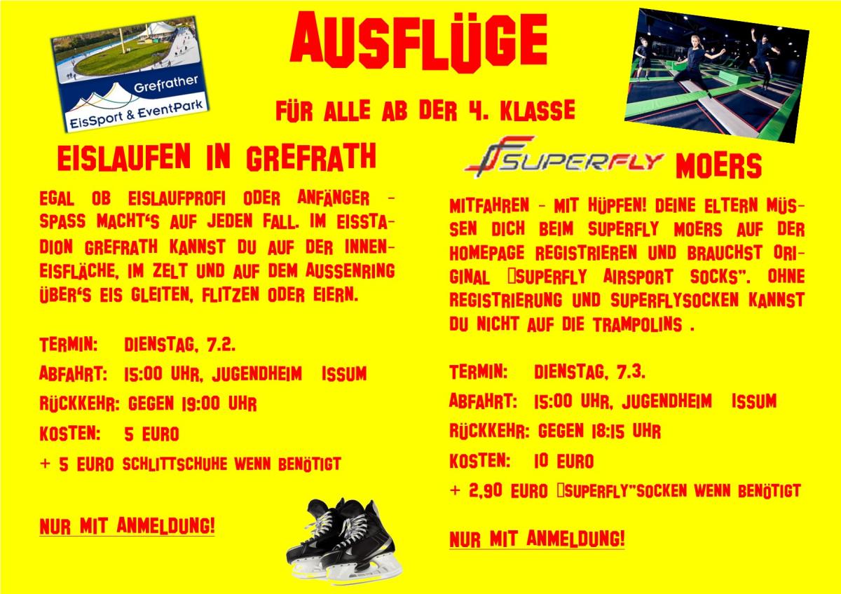 Ausflüge des Teenytreffs Februar und März 2023