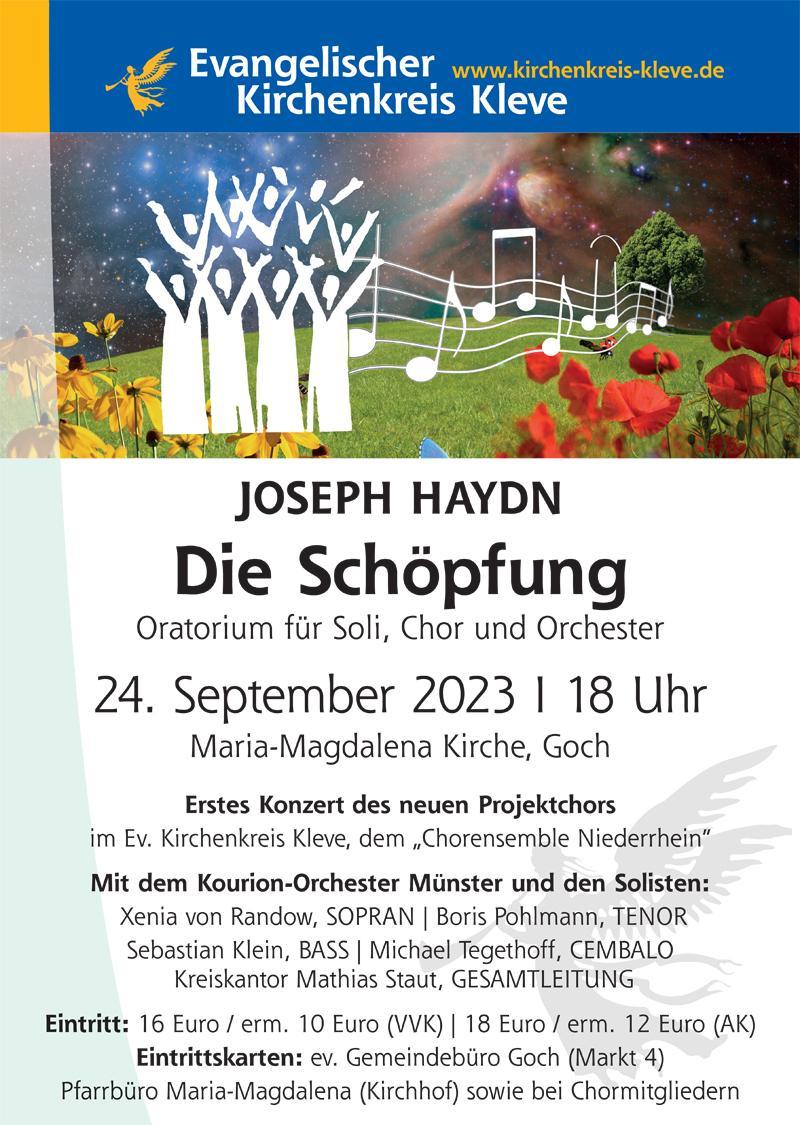Plakat: Konzert des Kirchenchors