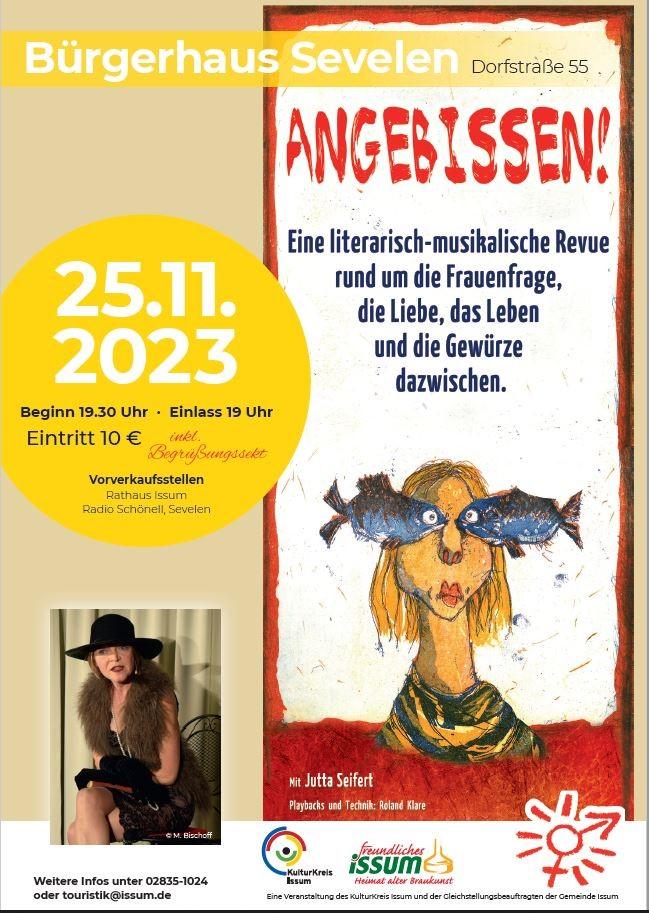 Plakat zur Veranstaltung "Angebissen"