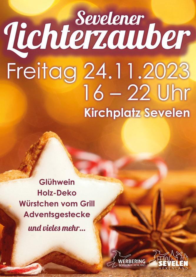Plakat zum Lichterzauber 2023