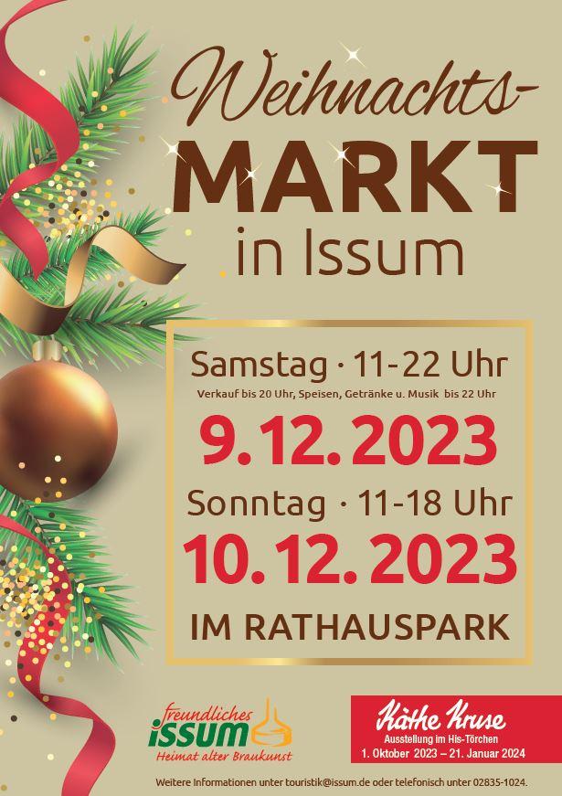 Plakat zum Weihnachtsmarkt 2023