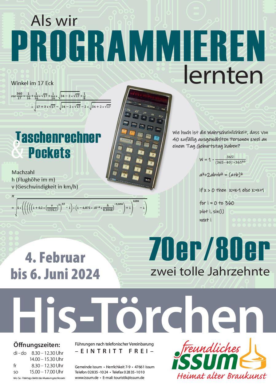 Plakat zur Ausstellung "Als wir Programmieren lernten"