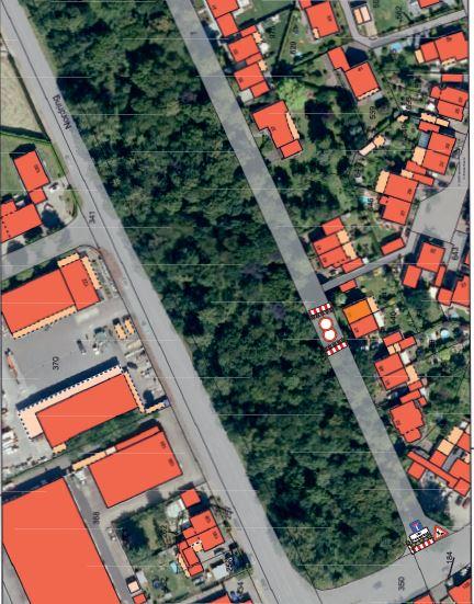Bauarbeiten auf der Straße "Am Bahnhof"