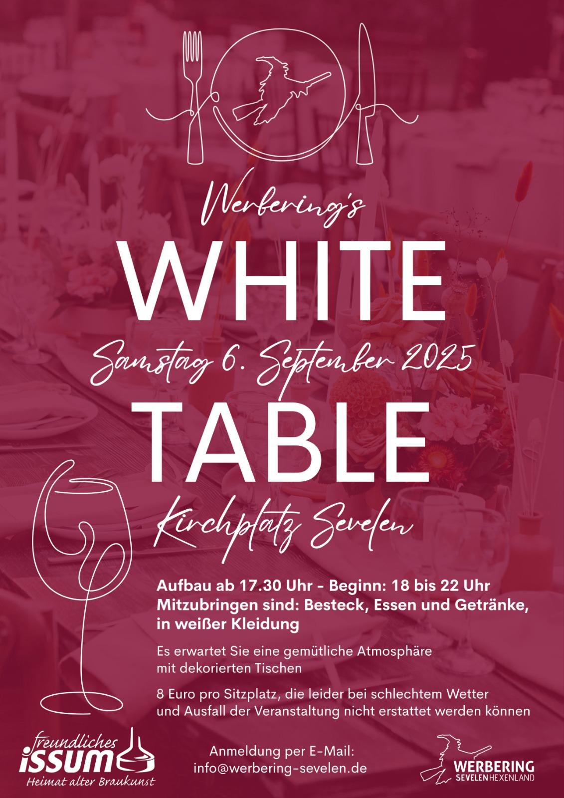 White Table