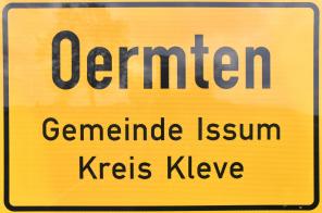 Ortstafel Oermten