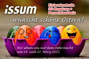Werbebild Ostermarkt am 19. und 20.03. mit Einlass nach 3G-Regelung