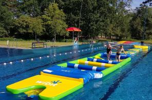 Wasserparcours im Spaßbad Hexenland