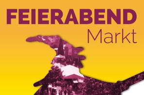 Plakat Feierabendmarkt Sevelen am 20.08.2024 von 17 bis 21 Uhr