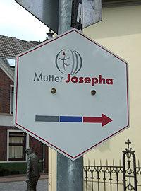 Schild Mutter-Josepha-Weg
