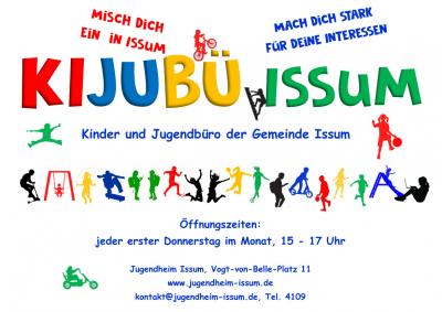 Plakat: Kinder und Jugendbüro der Gemeinde Issum