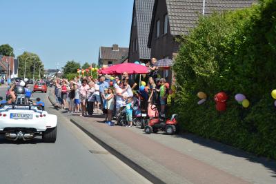 Empfang der Motorräder - Unternehmen Zündkerze