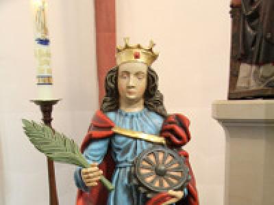 Bild der Katharinafigur