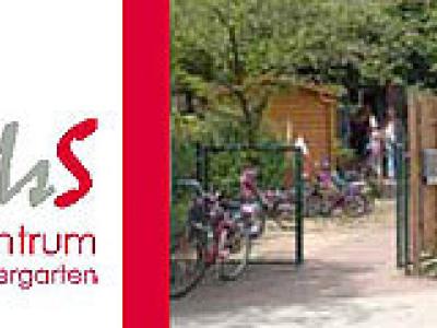 Logo und Außenansicht des Kindergarten St. Nikolaus