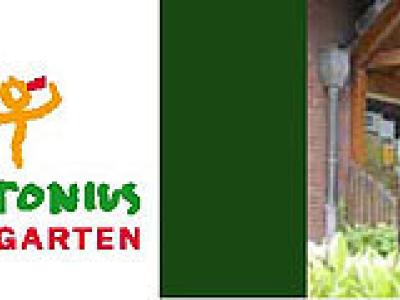Logo und Außenansicht des Kindergarten St. Antonius