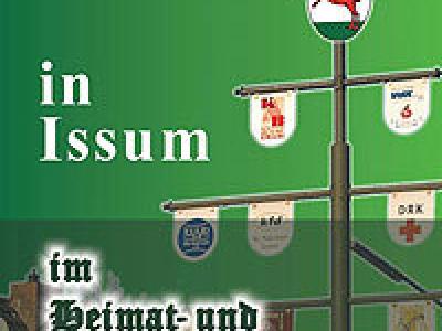 Plakat "Ich bin zuhause in Issum im Heimat- und Verkehrsverein e.V."