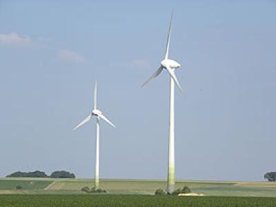 Foto Windkraftanlagen