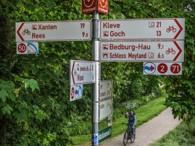 Foto: Verkehrsschild Fahrradknotenpunkte