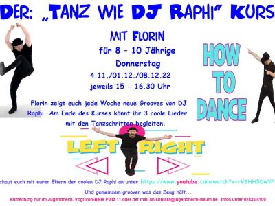 Plakat DJ Raphi Winter 2022