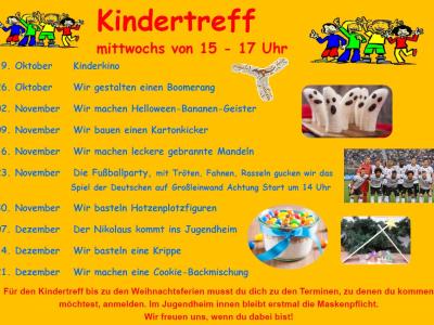 Plakat Kindertreff Winter 2022
